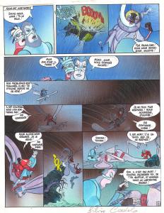 LA SAGA D'ALANDOR  : Planche originale 8 en couleur directe de la Saga d'Alandor Tome 2 L'ange carnivore